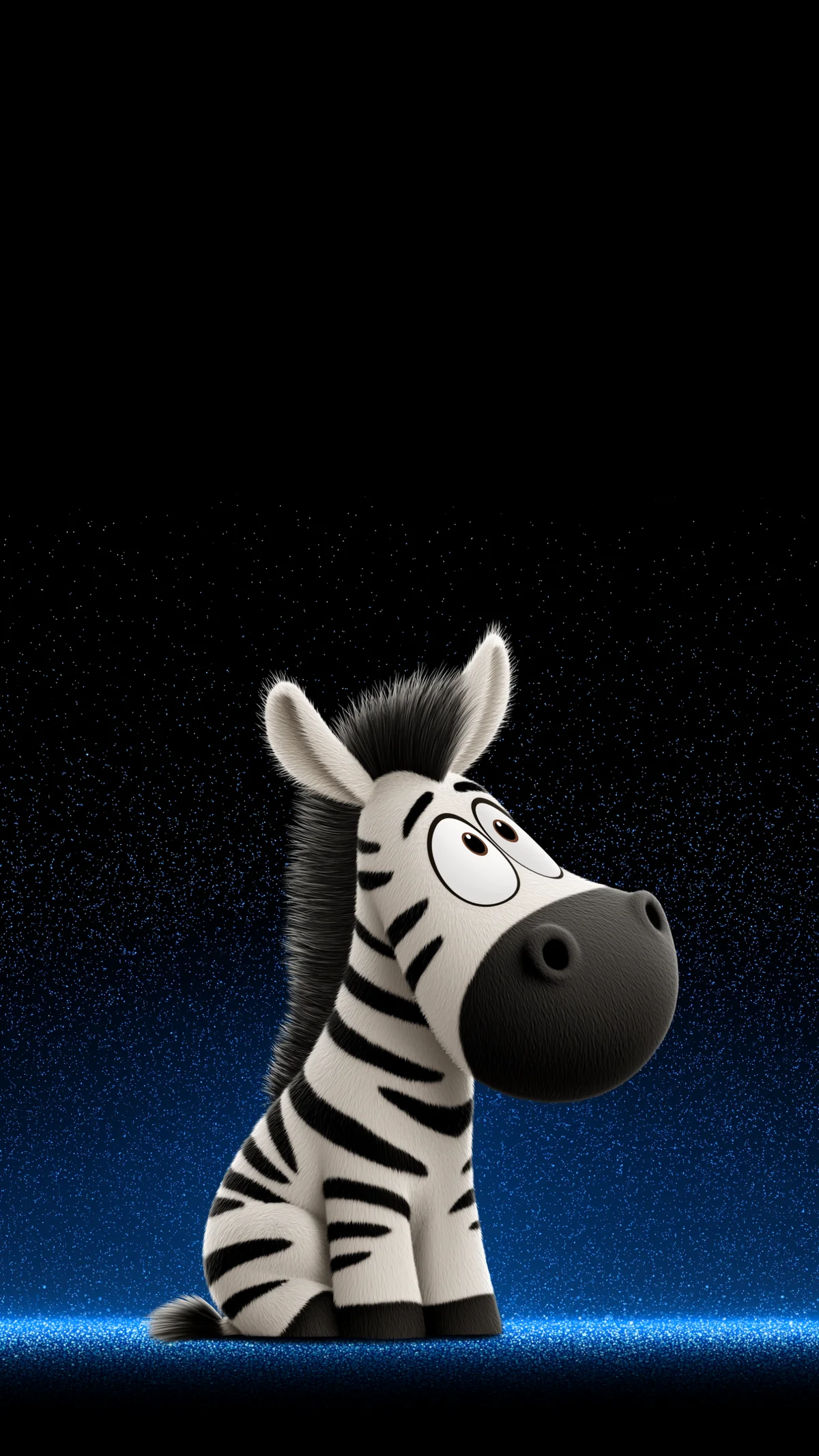 Cute Zebra Wallpaper with Starry Night Blue Background wallpaper - Zebra wallpapers | Picmaze