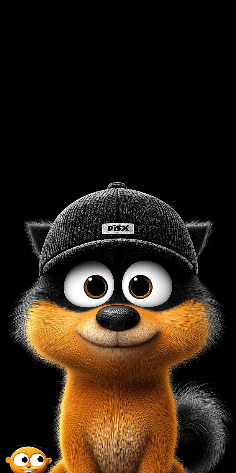 Cool Cartoon Fox Wallpaper with Black Cap Aesthetic - ios wallpapers mobile Wallpaper | Picmaze