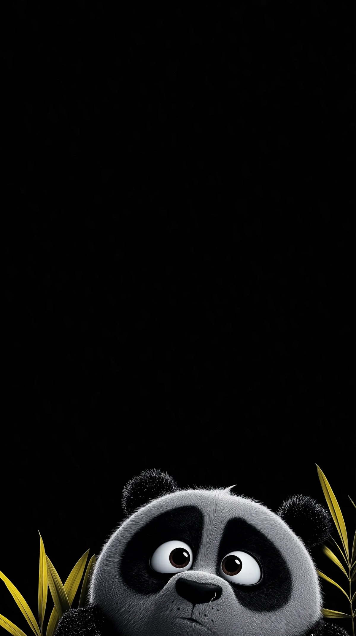 Minimal Panda Face Wallpaper with Dark Aesthetic Style wallpaper - Panda Wallpapers | Picmaze