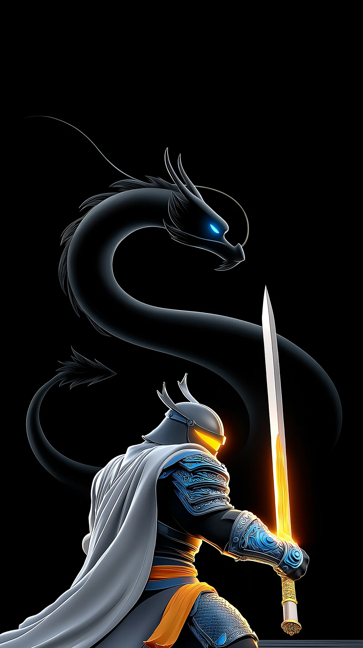 Shadow Dragon Knight AMOLED Dark Fantasy 4K Wallpaper wallpaper - Fantasy Wallpaper | Picmaze