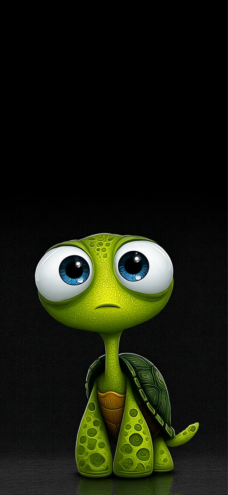 Cute Big Eyes Turtle 4K Wallpaper HD Cartoon Background - ios wallpapers mobile Wallpaper | Picmaze