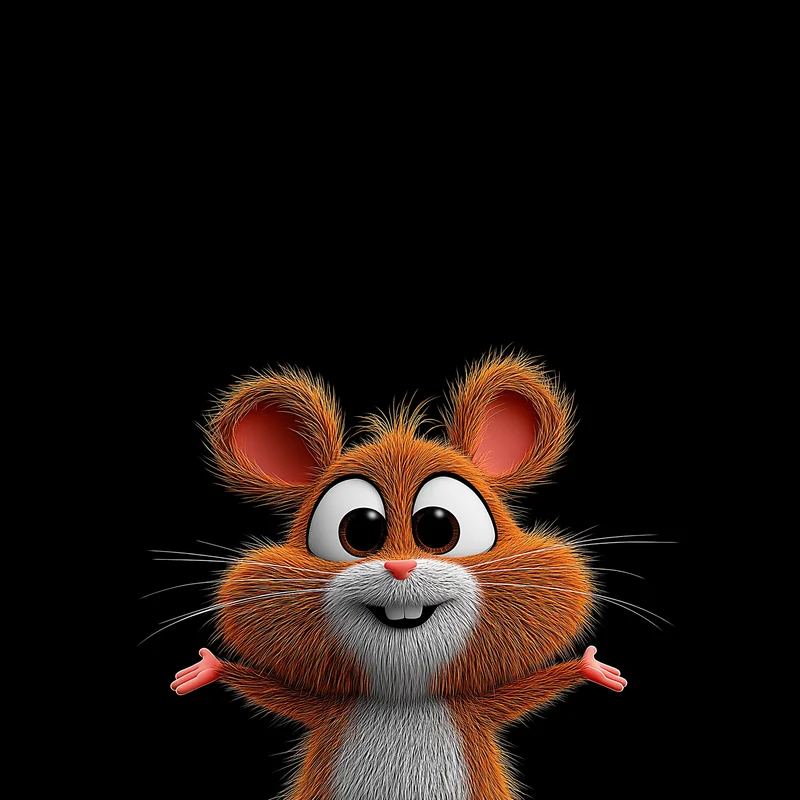 Funny Fluffy Hamster Cartoon Wallpaper for Cute Profiles profile picture