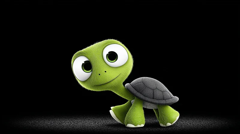 Cute Walking Turtle 4K Desktop Wallpaper HD Minimal Dark - pc wallpapers desktop Wallpaper | Picmaze