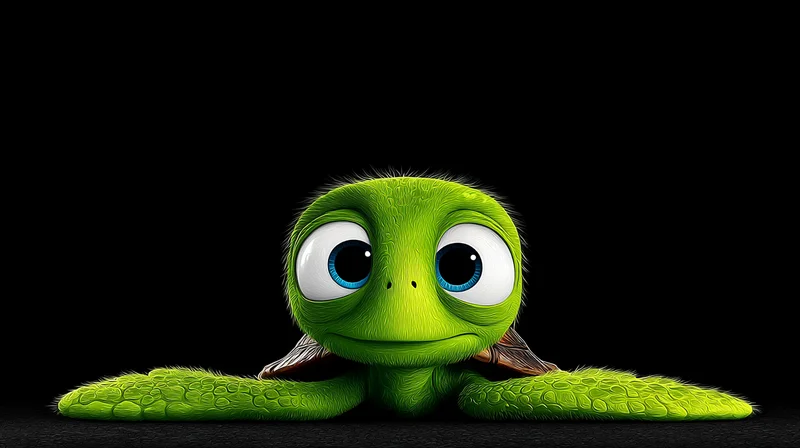 Cute Turtle Wide 4K Desktop Wallpaper HD Minimal Dark - pc wallpapers desktop Wallpaper | Picmaze