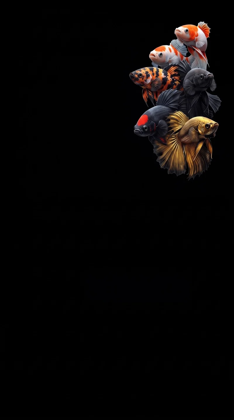 Betta Fish Tropical Aquatic AMOLED 4K Phone Wallpaper Wallpaper | Picmaze