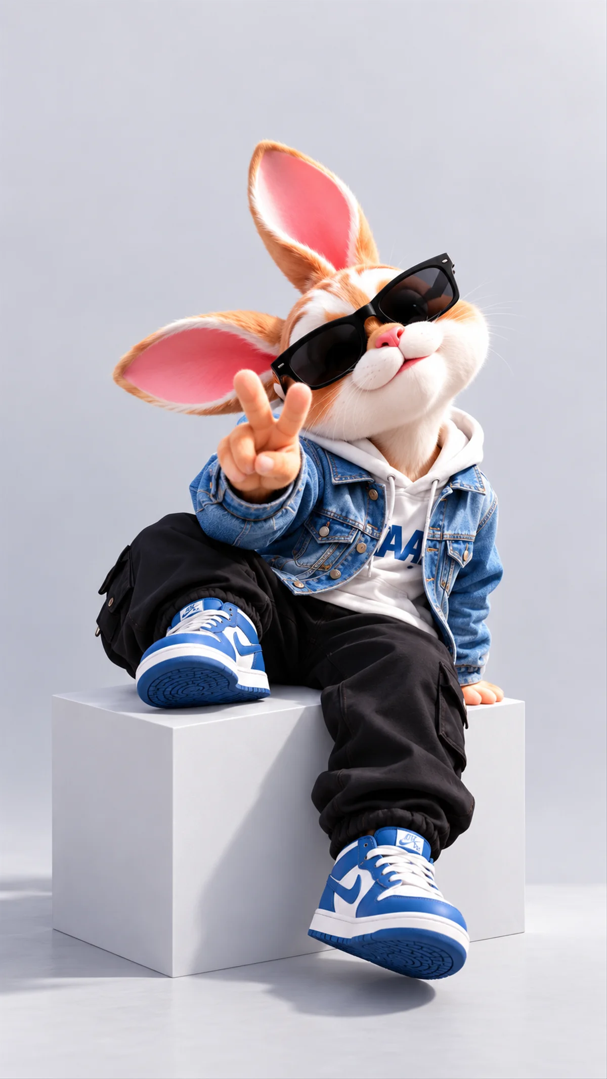 Cool Bunny Streetwear Vibe 4K Phone Wallpaper wallpaper - Bunny Wallpapers | Picmaze