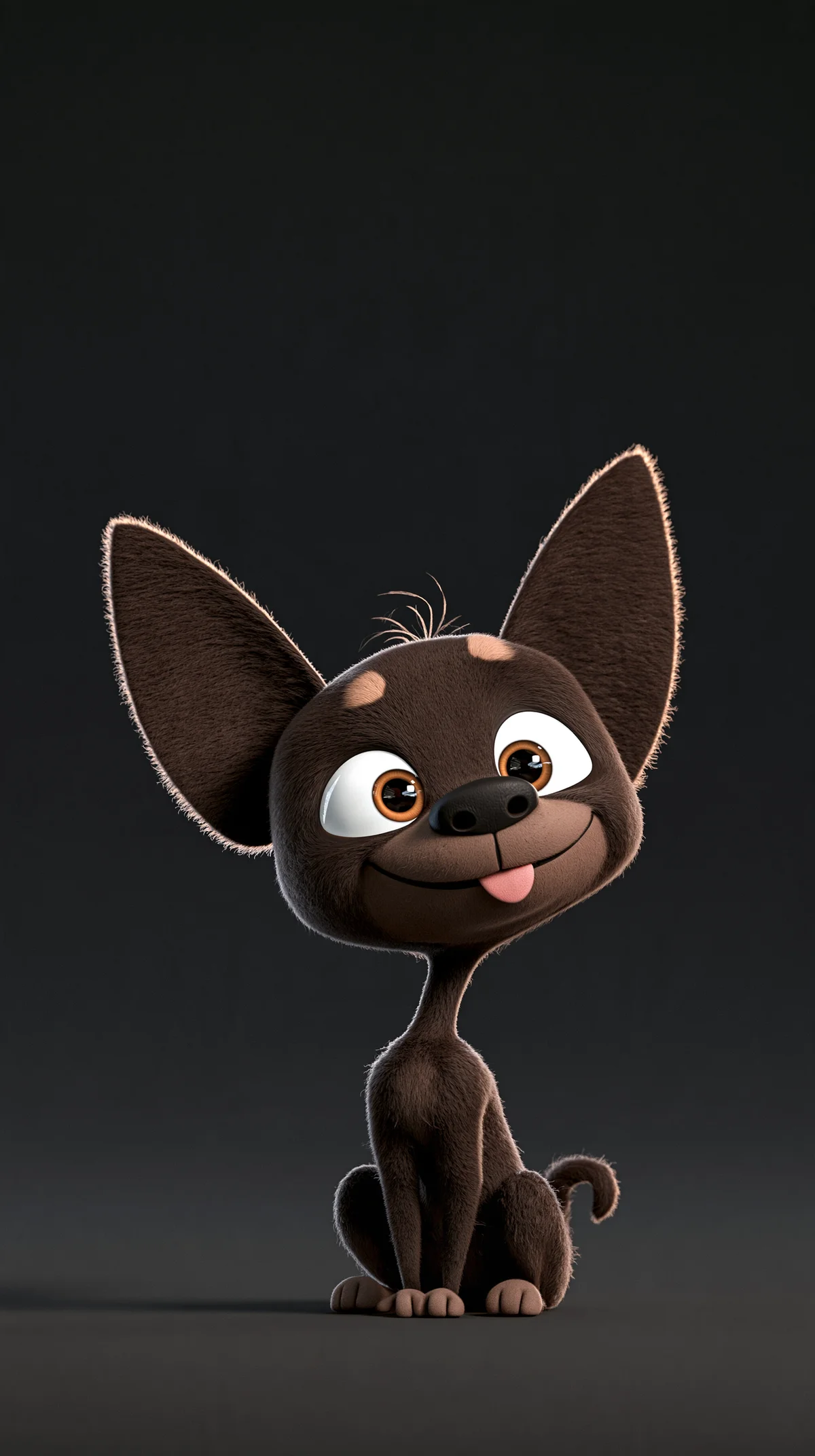 Cute Cartoon Puppy Dark Minimalist 4K AMOLED Phone Wallpaper wallpaper - cute puppies wallpaper | Picmaze