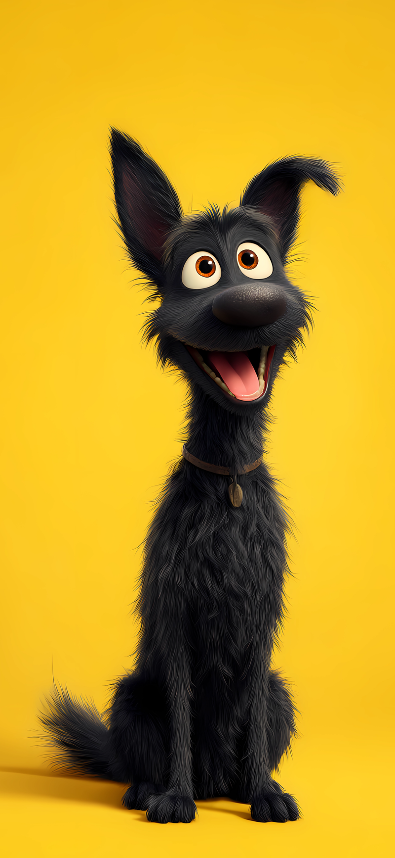 Cute Black Cartoon Dog iPhone Wallpaper HD - ios wallpapers mobile Wallpaper | Picmaze