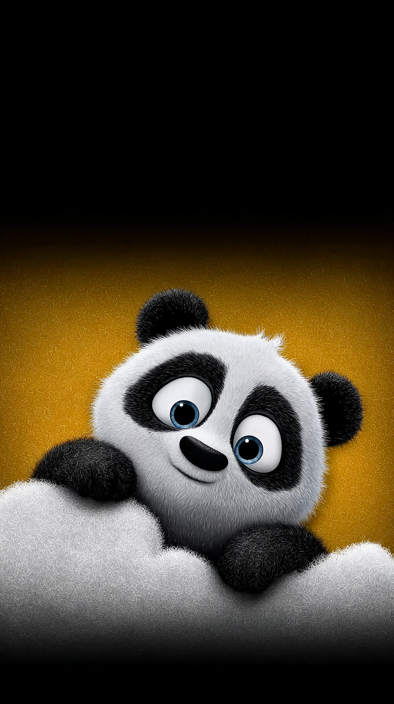 Cute Panda on Cloud Mobile Wallpaper 4K - Panda Wallpapers mobile Wallpaper | Picmaze