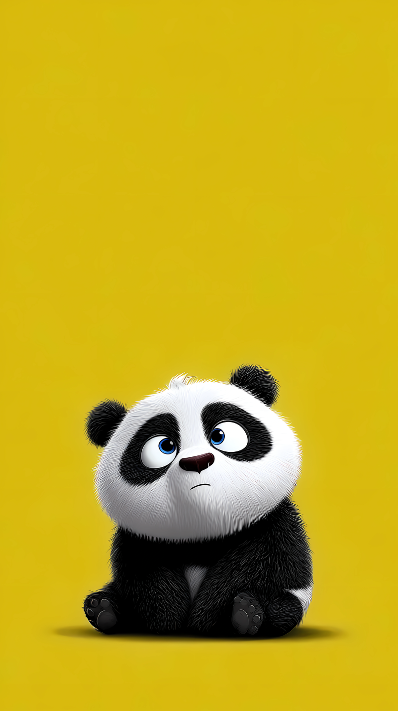 Cute Baby Panda Sitting Mobile Wallpaper 4K - Panda Wallpapers mobile Wallpaper | Picmaze
